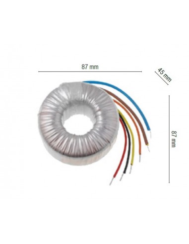 Trasformatore toroidale - 100VA 80W